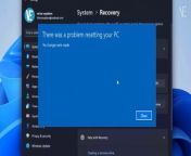 ▶ In This Video You Will Find How To Fix There was a problem resetting your PC No changes were made Error in Windows 11 and 10 ✔️.&#60;br/&#62;&#60;br/&#62; ⁉️ If You Faced Any Problem You Can Put Your Questions Below ✍️ In Comments And I Will Try To Answer Them As Soon As Possible .&#60;br/&#62;▬▬▬▬▬▬▬▬▬▬▬▬▬&#60;br/&#62;&#60;br/&#62;If You Found This Video Helpful,PleaseLike And Follow Our Dailymotion Page , Leave Comment, Share it With Others So They Can Benefit Too, Thanks .&#60;br/&#62;&#60;br/&#62;▬▬COMMANDS TEXT ▬▬&#60;br/&#62;&#60;br/&#62;reagentc /disable&#60;br/&#62;reagentc /enable&#60;br/&#62;&#60;br/&#62;wmic logicaldisk get deviceid,volumename,description&#60;br/&#62;sfc /scannow /offbootdir=d:&#92;&#92; /offwindir=d:&#92;&#92;windows(Replace &#92;