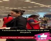 Tamanna Bhatia Spotted at the Airport
