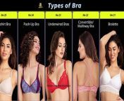 Finding the perfect bra can be a daunting task, but in this video, we&#39;ll break down the different types of bras to help you find the perfect fit. From push-ups to strapless to sports bras, we&#39;ve got you covered! Say goodbye to ill-fitting bras and hello to comfort and confidence!&#60;br/&#62;&#60;br/&#62;Buy now Stylish Bra➡️: https://amzn.to/49BRm1R&#60;br/&#62;Our official Website for amazing Free service for a lifetime➡️: https://thetechknowledge.com/&#60;br/&#62;I am using this best Laptop with high efficiency at the lowest price➡️: https://amzn.to/4aHp7An&#60;br/&#62;Learn free Design software from our 2nd Website➡️: https://autocadprojects.com/&#60;br/&#62;Our Facebook➡️: https://www.facebook.com/thetechknowledge1&#60;br/&#62;&#60;br/&#62;Disclaimer: Fair Use Notice&#60;br/&#62;Under section 107 of the Copyright Act 1976, allowance is made for FAIR USE for purposes such as criticism, comment, news reporting, teaching, scholarship, and research. Fair use is a use permitted by copyright statutes that might otherwise be infringing. Non-profit, educational, or personal use tips the balance in favor of FAIR USE.&#60;br/&#62;Music used:Crazy&#60;br/&#62;&#60;br/&#62;#typesofbra #style #girlfashion