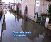Severe floods have hit the French Southwest city of Saintes (Charente-Maritime) for the third time in just six months.