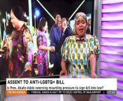Assent to Anti LGBTQ+ Bill: Is Pres. Akufo Addo swerving mounting pressure to sign bill into law? - The Big Agenda on Adom TV (5-3-24)&#60;br/&#62;&#60;br/&#62;#thebigagenda &#60;br/&#62;#adomtv &#60;br/&#62;#adomonline &#60;br/&#62;&#60;br/&#62;Subscribe for more videos just like this: https://www.youtube.com/channel/UCKlgbbF9wphTKATOWiG5jPQ/&#60;br/&#62;&#60;br/&#62;Follow us on: Facebook: https://www.facebook.com/adomtv/&#60;br/&#62;Twitter: https://twitter.com/adom_tv&#60;br/&#62;Instagram:https://www.instagram.com/adomtv/&#60;br/&#62;TikTok: https://www.tiktok.com/@adom_tv&#60;br/&#62;&#60;br/&#62;Click this for more news:&#60;br/&#62;https://www.adomonline.com/