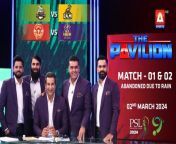 The Pavilion &#124; Expert Analysis &#124; 2 March 2024 &#124; PSL9&#60;br/&#62;&#60;br/&#62;Catch our star-studded panel on #ThePavilion as we bring to you exclusive analysis for every match, live only on #ASportsHD!&#60;br/&#62;&#60;br/&#62;#WasimAkram #PSL9#HBLPSL9 #MohammadHafeez #MisbahUlHaq #AzharAli #FakhareAlam #peshawarzalmi #lahoreqalanders&#60;br/&#62;&#60;br/&#62;Catch HBLPSL9 every moment live, exclusively on #ASportsHD!Follow the A Sports channel on WhatsApp: https://bit.ly/3PUFZv5#ASportsHD #ARYZAP