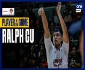 PBA Player of the Game Highlights: Ralph Cu sizzles from 3-point range as Ginebra clobbers Phoenix from clobber