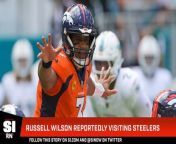 Free agent quarterback Russell Wilson reportedly has a visit set with the Pittsburgh Steelers, who are of course looking for stability at QB.