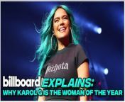 Karol G is rocking the Billboard charts and Billboard&#39;s Woman of the Year honoree is showing no signs of slowing down. This is Billboard Explains Woman of the Year Karol G. The Colombian superstar&#39;s breaking records and cementing replace in Latin music history.