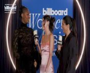 Tems caught up with Billboard&#39;s Rania Aniftos and Lilly Singh at Billboard Women in Music 2024.&#60;br/&#62;&#60;br/&#62;Watch Billboard Women in Music 2024 on Thursday, March 7th at 8 PM ET/ 5 PM PT at https://www.billboard.com/h/women-in-music/