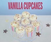 Our vanilla cupcakes follow a bakery recipe for that light and fluffy finish.