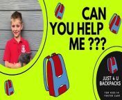 Walcha boy Simon Wellings started Just 4 U Backpacks to help foster children settle into their new environments. Video from Youtube