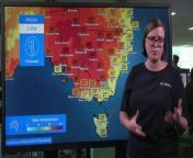 South-east Australia faces a very hot long week, with increased fire danger for many. Footage: Bureau of Meteorology