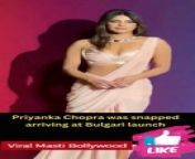 Priyanka Chopra was snapped arriving at Bulgari launch