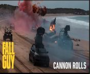 Taking epic stunts to the record-breaking extreme. Congrats Logan Holladay setting the new Guinness world record for most cannon rolls in a car.&#60;br/&#62;&#60;br/&#62;He’s a stuntman, and like everyone in the stunt community, he gets blown up, shot, crashed, thrown through windows and dropped from the highest of heights, all for our entertainment. And now, fresh off an almost career-ending accident, this working-class hero has to track down a missing movie star, solve a conspiracy and try to win back the love of his life while still doing his day job. What could possibly go right? &#60;br/&#62;&#60;br/&#62;From real life stunt man and director David Leitch, the blockbuster director of Bullet Train, Deadpool 2, Atomic Blonde and Fast &amp; Furious Presents: Hobbs &amp; Shaw and the producer of John Wick, Nobody and Violent Night, comes his most personal film yet. A new hilarious, hard-driving, all-star apex-action thriller and love letter to action movies and the hard-working and under-appreciated crew of people who make them: The Fall Guy. &#60;br/&#62;&#60;br/&#62;Oscar® nominee Ryan Gosling (Barbie, La La Land, Drive) stars as Colt Seavers, a battle-scarred stuntman who, having left the business a year earlier to focus on both his physical and mental health, is drafted back into service when the star of a mega-budget studio movie—being directed by his ex, Jody Moreno, played by Golden Globe winner Emily Blunt (Oppenheimer, A Quiet Place films, Sicario)—goes missing.&#60;br/&#62;&#60;br/&#62;While the film’s ruthless producer (Emmy winner Hannah Waddingham; Ted Lasso), maneuvers to keep the disappearance of star Tom Ryder (Golden Globe winner Aaron Taylor-Johnson; Bullet Train) a secret from the studio and the media, Colt performs the film’s most outrageous stunts while trying (with limited success) to charm his way back into Jody’s good graces. But as the mystery around the missing star deepens, Colt will find himself ensnared in a sinister, criminal plot that will push him to the edge of a fall more dangerous than any stunt.&#60;br/&#62;&#60;br/&#62;Inspired by the hit 1980s TV series, The Fall Guy also stars Winston Duke (Black Panther franchise) and Academy Award® nominee Stephanie Hsu (Everything Everywhere All at Once). &#60;br/&#62;&#60;br/&#62;From a screenplay by Hobbs &amp; Shaw screenwriter Drew Pearce, The Fall Guy is produced by Kelly McCormick (Bullet Train, Nobody, Atomic Blonde) and David Leitch for their company 87North, and by Ryan Gosling and by Guymon Casady (Game of Thrones, Steve Jobs and executive producer of the upcoming series Ripley) for Entertainment 360. The film is executive produced by Drew Pearce, Entertainment 360’s Geoff Shaevitz and the creator of the original Fall Guy television series, Glen A. Larson.