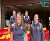 The Devonport SLSC has been playing a big role in the Devonport Triathlon for nearly four decades. Video by Laura Smith