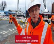 The Mayor of the West Midlands Andy Street talks about the demolition work at Dudley bus station and the transport plans for the region