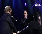 The charity auction for the Elton John Aids Foundation’s 32nd annual Academy Awards Viewing Party featured a Yamaha piano in crystals by Nyenyezi signed by Sir Elton, sold after he joined Lydia Fenet on stage and played ‘Tiny Dancer’ impromptu. Full story at https://lucire.com/insider/20240311/elton-john-aids-foundation-raises-record-amount-at-32nd-annual-academy-awards-viewing-party/