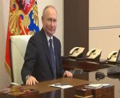 Putin shown ‘voting’ in sham Russian election in new video released by Kremlin from russian nymphet