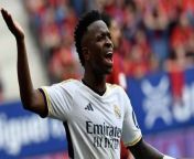 Real Madrid make formal complaints over allegations of racist abuse of Vinicius by fans of Spanish sides