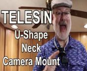 TELESIN U-Shape Neck Holder Action Camera Mount - Unboxing and First Use Review
