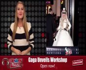 Well Gaga&#39;s Workshop at Barneys is officially open for the holiday season! Mother Monster arrived at the NYC store location last night looking absolutely beautiful as she cut the ribbon to commemorate the kick-off of her version of Santa&#39;s workshop. Gaga looked like an ice princess in a wintry white floor-length skirt and jacket. She tweeted, &#92;