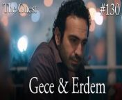 Gece &amp; Erdem #130&#60;br/&#62;&#60;br/&#62;Escaping from her past, Gece&#39;s new life begins after she tries to finish the old one. When she opens her eyes in the hospital, she turns this into an opportunity and makes the doctors believe that she has lost her memory.&#60;br/&#62;&#60;br/&#62;Erdem, a successful policeman, takes pity on this poor unidentified girl and offers her to stay at his house with his family until she remembers who she is. At night, although she does not want to go to the house of a man she does not know, she accepts this offer to escape from her past, which is coming after her, and suddenly finds herself in a house with 3 children.&#60;br/&#62;&#60;br/&#62;CAST: Hazal Kaya,Buğra Gülsoy, Ozan Dolunay, Selen Öztürk, Bülent Şakrak, Nezaket Erden, Berk Yaygın, Salih Demir Ural, Zeyno Asya Orçin, Emir Kaan Özkan&#60;br/&#62;&#60;br/&#62;CREDITS&#60;br/&#62;PRODUCTION: MEDYAPIM&#60;br/&#62;PRODUCER: FATIH AKSOY&#60;br/&#62;DIRECTOR: ARDA SARIGUN&#60;br/&#62;SCREENPLAY ADAPTATION: ÖZGE ARAS