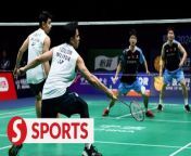 Men&#39;s doubles shuttlers Goh Sze Fei-Nur Izzuddin Rumsani dream run ended in the final of the Asian Championships.&#60;br/&#62;&#60;br/&#62;The world No. 19 settled for a runners-up finish in the regional meet after going down fighting 17-21, 21-15, 10-21 to home favourites Liang Weikeng-Wang Chang in Ningbo on Sunday (April 14).&#60;br/&#62;&#60;br/&#62;Read more at https://tinyurl.com/yc2bm9mk&#60;br/&#62;&#60;br/&#62;WATCH MORE: https://thestartv.com/c/news&#60;br/&#62;SUBSCRIBE: https://cutt.ly/TheStar&#60;br/&#62;LIKE: https://fb.com/TheStarOnline