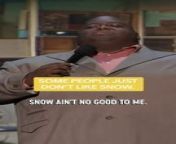 Lavell Crawford has no interest in playing in the snow.&#60;br/&#62;