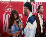 Brittney Spencer caught up with Billboard&#39;s Tetris Kelly at the CMT Awards 2024.