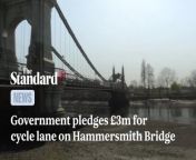 The saga over the five-year closure of Hammersmith Bridge took an unexpected new twist on Monday when the Government allocated almost £3m for a new cycle lane.This is due to be open by November and, with the row over who pays the £250m bridge repair bill still unresolved, could remain in place for years.
