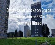 This is where Steven K night&#39;s new BBC drama This Town was filmed, in Druids Heath