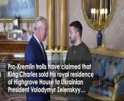 A YouTube video claims to have interviewed the estate agent who sold the King&#39;s Highgrove residence to the Ukrainian President for £20 million, as well as Charles&#39; former butler. Both appear to be fakeReport by Creanm. Like us on Facebook at http://www.facebook.com/itn and follow us on Twitter at http://twitter.com/itn