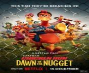 Chicken Run: Dawn of the Nugget is a 2023 British stop-motion animated comedy film directed by Sam Fell and written by Karey Kirkpatrick, John O&#39;Farrell and Rachel Tunnard.[4] A sequel to Chicken Run (2000), the film was produced by Aardman Animations and stars the voices of Thandiwe Newton, Zachary Levi, Bella Ramsey, Romesh Ranganathan, David Bradley, Daniel Mays, Jane Horrocks, Imelda Staunton, Lynn Ferguson, Josie Sedgwick-Davies, Peter Serafinowicz, Nick Mohammed, and Miranda Richardson. It tells the story of Rocky and Ginger who lead a rescue mission when their daughter has been abducted to a highly-advanced poultry farm run by their old enemy Mrs. Tweedy.