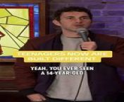 Mark Normand has a hard time relating to teens.