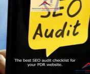 Stay Ahead of the Game with Our SEO Audit Checklist!Optimize your PDR website for search engines, secure better rankings, and drive organic traffic.Start auditing your way to success today!&#60;br/&#62;&#60;br/&#62;#PDRWebsite #SEOChecklist #DigitalMarketing #WebsiteRankings #OptimizeForSuccess