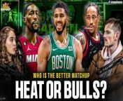 The Celtics are set to face either the Heat or the Bulls in their first-round playoff series. The determining game will take place on Friday night when the Miami Heat, without their star player Jimmy Butler due to an MCL sprain, host the Chicago Bulls for the No. 8 seed. The winner will advance to play Boston, with the series starting Sunday at TD Garden. CLNS Media&#39;s Bobby Manning and Celtics Blog&#39;s Noa Dalzell discuss it all in a special in-studio edition of the Garden Report.&#60;br/&#62;&#60;br/&#62;0:00 Intro&#60;br/&#62;&#60;br/&#62;2:12 Heat Matchup&#60;br/&#62;&#60;br/&#62;8:10 Bulls Matchup&#60;br/&#62;&#60;br/&#62;12:58 Jontay Porter BANNED from NBA&#60;br/&#62;&#60;br/&#62;26:08Biggest Questions for Celtics in playoffs&#60;br/&#62;&#60;br/&#62;This episode of the Garden Report is brought to you by:&#60;br/&#62;&#60;br/&#62;Get in on the excitement with PrizePicks, America’s No. 1 Fantasy Sports App, where you can turn your hoops knowledge into serious cash. Download the app today and use code CLNS for a first deposit match up to &#36;100! Pick more. Pick less. It’s that Easy! Go to https://PrizePicks.com/CLNS&#60;br/&#62;&#60;br/&#62;Elevate your style game on and off the course with the PXG Spring Summer 2024 collection. Head over to PXG.com/GARDEN and save 10% on all apparel.