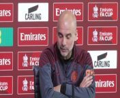 Guardiola on City latest ahead of Chelsea FA Cup semi final&#60;br/&#62;&#60;br/&#62;CGA, Manchester, UK