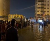Al Wahda Street flooded from www xxx uae comedy in