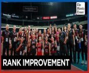 UE Lady Warriors UAAP rank improves&#60;br/&#62;&#60;br/&#62;The UE Lady Warriors made a two-notch improvement after placing sixth in the UAAP Season 86 women&#39;s volleyball tournament.&#60;br/&#62;&#60;br/&#62;Finishing with a league-worst 1-13 record last year, UE ranked sixth this time with a 3-11 slate following their 23-25, 25-17, 27-25, 25-22 win over the UP Fighting Maroons at the Smart Araneta Coliseum on Saturday, April 27. &#60;br/&#62;&#60;br/&#62;Casiey Dongallo led the way for the Lady Warriors with 28 points and nine excellent digs.&#60;br/&#62;&#60;br/&#62;Video by Niel Victor Masoy&#60;br/&#62;&#60;br/&#62;Subscribe to The Manila Times Channel - https://tmt.ph/YTSubscribe&#60;br/&#62; &#60;br/&#62;Visit our website at https://www.manilatimes.net&#60;br/&#62; &#60;br/&#62; &#60;br/&#62;Follow us: &#60;br/&#62;Facebook - https://tmt.ph/facebook&#60;br/&#62; &#60;br/&#62;Instagram - https://tmt.ph/instagram&#60;br/&#62; &#60;br/&#62;Twitter - https://tmt.ph/twitter&#60;br/&#62; &#60;br/&#62;DailyMotion - https://tmt.ph/dailymotion&#60;br/&#62; &#60;br/&#62; &#60;br/&#62;Subscribe to our Digital Edition - https://tmt.ph/digital&#60;br/&#62; &#60;br/&#62; &#60;br/&#62;Check out our Podcasts: &#60;br/&#62;Spotify - https://tmt.ph/spotify&#60;br/&#62; &#60;br/&#62;Apple Podcasts - https://tmt.ph/applepodcasts&#60;br/&#62; &#60;br/&#62;Amazon Music - https://tmt.ph/amazonmusic&#60;br/&#62; &#60;br/&#62;Deezer: https://tmt.ph/deezer&#60;br/&#62;&#60;br/&#62;Tune In: https://tmt.ph/tunein&#60;br/&#62;&#60;br/&#62;#themanilatimes &#60;br/&#62;#philippines&#60;br/&#62;#volleyball &#60;br/&#62;#sports&#60;br/&#62;
