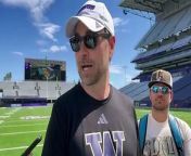 Huskies quarterbacks coach shares his thoughts on a freshman quarterback in spring camp.
