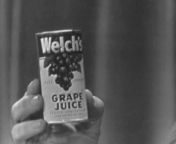 1954 Welch&#39;s Grape Juice TV commercial.Clarabell the Clown (Lew Anderson - replaced Bob Keeshan in 1953) and Ted Brown (Bison Bill) were the temporary stars of &#92;