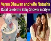 Bollywood celebs Varun Dhawan and Natasha Dalal are one of the most adored couples in Bollywood. The couple recently announced their first pregnancy. As the couple is getting closer to parenthood, a cute baby shower was hosted by them. Their inside pictures of family, friends and a cute teddy bear floral cake are rapidly going viral.&#60;br/&#62;&#60;br/&#62;#varundhawan #natashadalal #parentstobe #pregnant #babyshower #pregnancynews #bollywood #celebrity #trending #viral