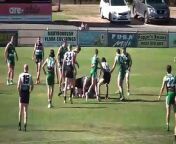 BFNL: Maryborough's Joel Swatton kicks a brilliant goal against Kangaroo Flat from kangaroo xxx