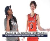 UVA women&#39;s basketball landed the commitment from top prospect and Virginia native Olivia McGhee.