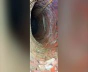 A couple were stunned to find a secret 200-year-old well underneath their hallway when they began renovating their cottage.&#60;br/&#62;&#60;br/&#62;Victoria Ellington, 36, and her husband Andrew, 40, were amazed when they discovered the 27ft hole by the front door.&#60;br/&#62;&#60;br/&#62;Once explored, they found that the well, which is thought to be centuries-old, still contained crystal-clear water.&#60;br/&#62;&#60;br/&#62;The couple, from Redcar, North Yorks., couldn&#39;t bear to cover up the feature so they decided to find a way to incorporate it into building.&#60;br/&#62;&#60;br/&#62;After months of hard work, Victoria and Andrew managed to install a pump to create their very own wishing well, covered by protective glass.