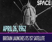 On April 26, 1962, Britain launched its first satellite, Ariel 1.&#60;br/&#62;&#60;br/&#62;This made the United Kingdom the third country to have a satellite in orbit after the U.S. and the Soviet Union — but they didn&#39;t launch it themselves. Ariel 1 launched on an American Thor-Delta rocket from Cape Canaveral Air Force Station in Florida. It was also built at Goddard Space Flight Center in Maryland. Britain&#39;s Science and Engineering Research Council provided all of the experiments. Five of the six experiments on board studied the relationship between solar radiation and Earth&#39;s ionosphere, and one was dedicated to studying cosmic rays. Just 10 weeks after Ariel 1 launched, it was damaged by an explosion during a high-altitude nuclear test conducted by the U.S. military. Its solar panels broke, and it was unable to transmit any more useful data after that.