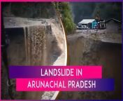 A massive landslide hit Arunachal Pradesh&#39;s Dibang Valley, a district bordering China, yesterday, April 24. The landslide washed away a major portion of road between Hunli and Anini on the National Highway-313, disrupting traffic movement.&#60;br/&#62;