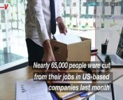 Job cuts in the United States saw a decrease in April, but the technology sector continues to face challenges. According to a report released by career services firm Challenger, Gray &amp; Christmas, nearly 65,000 people were cut from their jobs in the U.S.-based companies last month. Veuer’s Maria Mercedes Galuppo has the story.