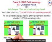 0156 - Control S7-1200 PLC with Android app mobile - Create a new project from www vxnxx com mobile