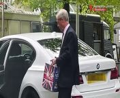 Nigel Farage parks in disabled bay to shop in M&S from arab ms