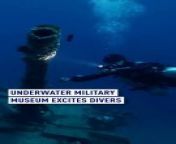Military #tanks, a #helicopter and an armored vehicle are just some of the items that divers can swim around and see resting on the seabed near the Jordanian city of Aqaba, in the country&#39;s first #underwater #military #museum.