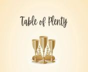 Table of Plenty | Lyric Video | Maundy Thursday from gyno table