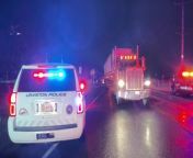 A Lewiston patrol car was involved in a major vehicle accident (MVA) with a tractor trailer.